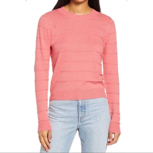 Vero Moda Jo Knitted Pullover Sweater Blouse In Desert Rose - Picture 1 of 9